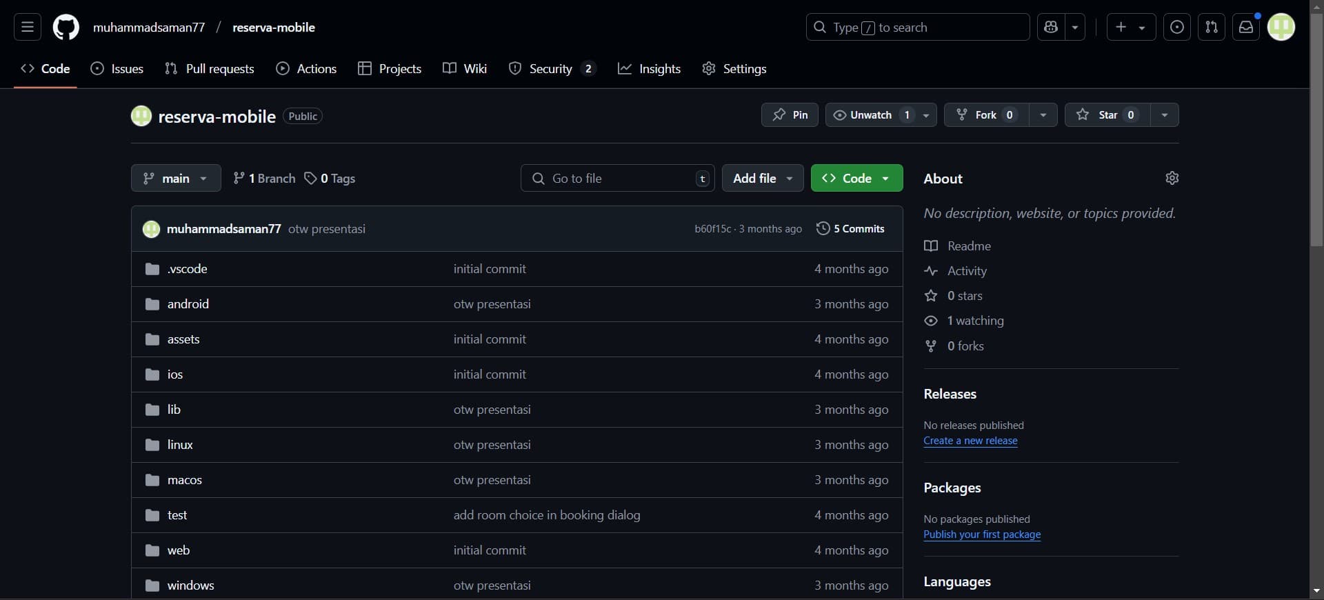 Hotel Booking Application Reserva